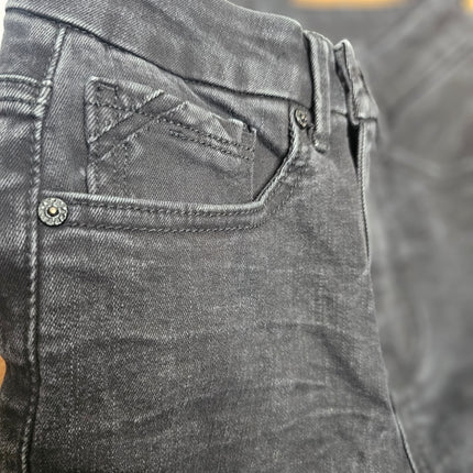 BUCKLE JEANS | BLACK | Women's Cropped Straight |  25 x 28