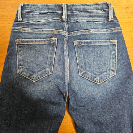 KANCAN SIGNATURE JEANS | Women's High Rise Cropped Flare |  Waist Size 25