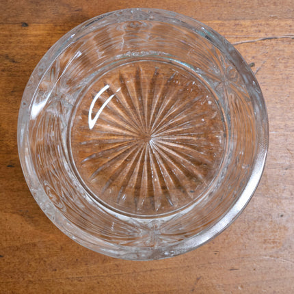 Vintage Edinburgh Crystal Glass Biscuit Jar