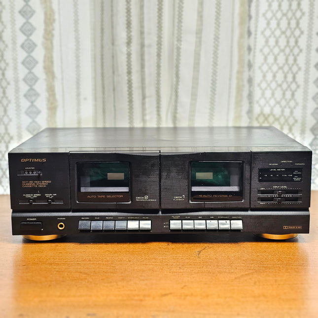 Optimus SCT-49 High-Speed Dubbing Stereo Cassette Deck