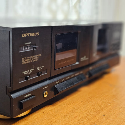 Optimus SCT-49 High-Speed Dubbing Stereo Cassette Deck