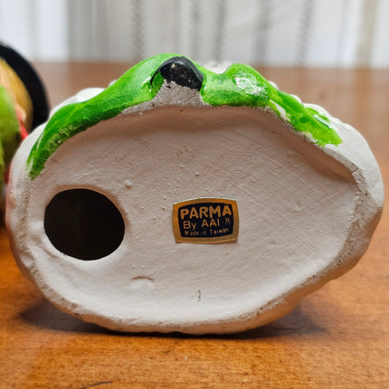 Set of 2 Vintage Parma Christmas Caroler Figurines