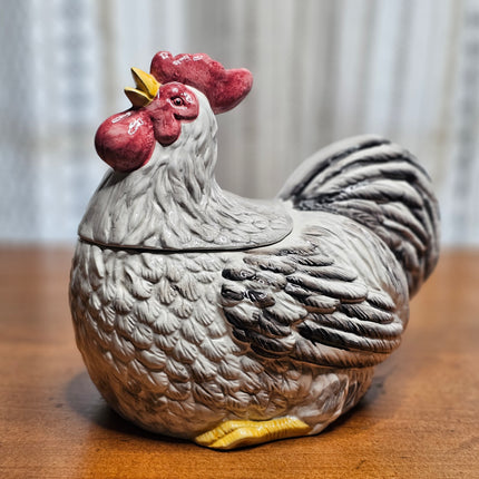 Vintage Ceramic Rooster Cookie Jar
