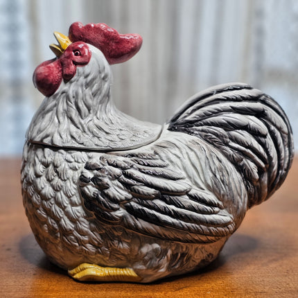 Vintage Ceramic Rooster Cookie Jar