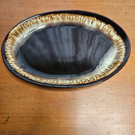 Vintage Pfaltzgraff Brown Drip Serving Platter