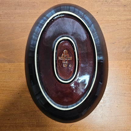 Vintage Pfaltzgraff Brown Drip Serving Platter