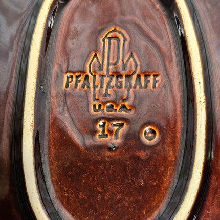 Vintage Pfaltzgraff Brown Drip Serving Platter