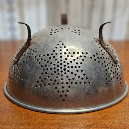 Vintage Aluminum Star Colander With Feet