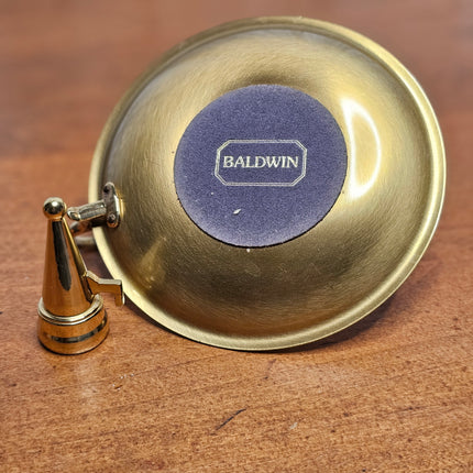 Baldwin Brass Chamberstick Candle Holder With Removable Snuffer