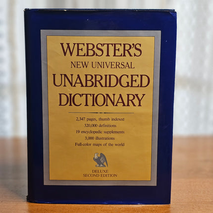 Webster's New Universal Unabridged Dictionary | Deluxe Second Edition