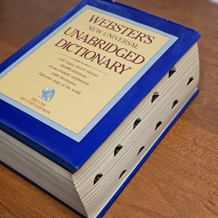 Webster's New Universal Unabridged Dictionary | Deluxe Second Edition