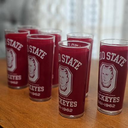Vintage Ohio State Buckeyes Fred Taylor 1961-1962 Glass
